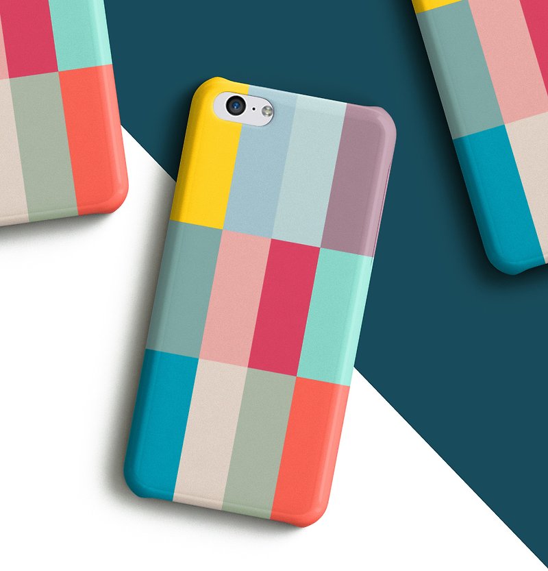 Color Blocks- Phone Case - เคส/ซองมือถือ - พลาสติก หลากหลายสี