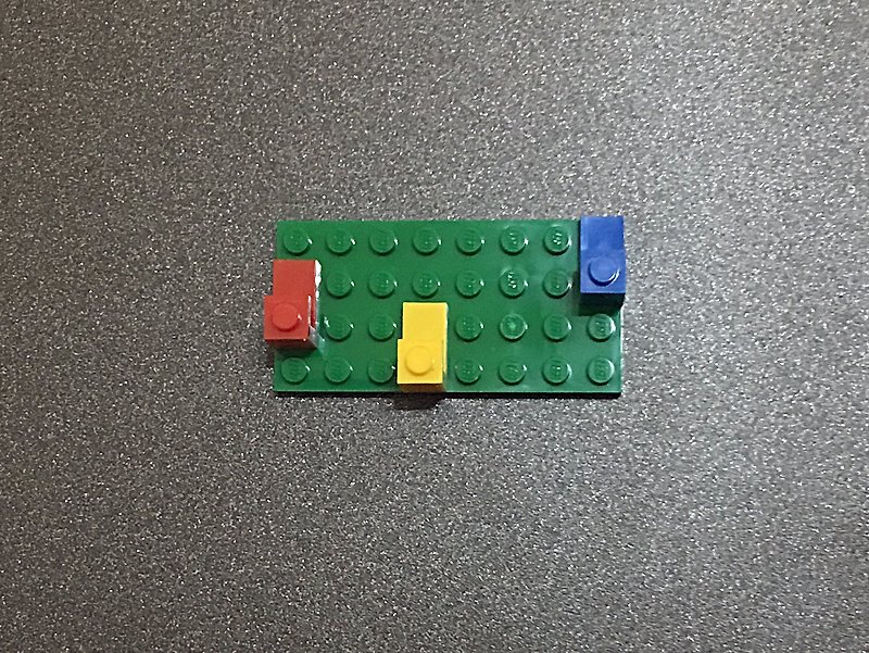 ショートボックス収納ビルディングブロックビルディングブロックに3つのフック（どこでもシリーズをぶら下げ）＃互換レゴLEGO - 収納用品 - プラスチック グリーン