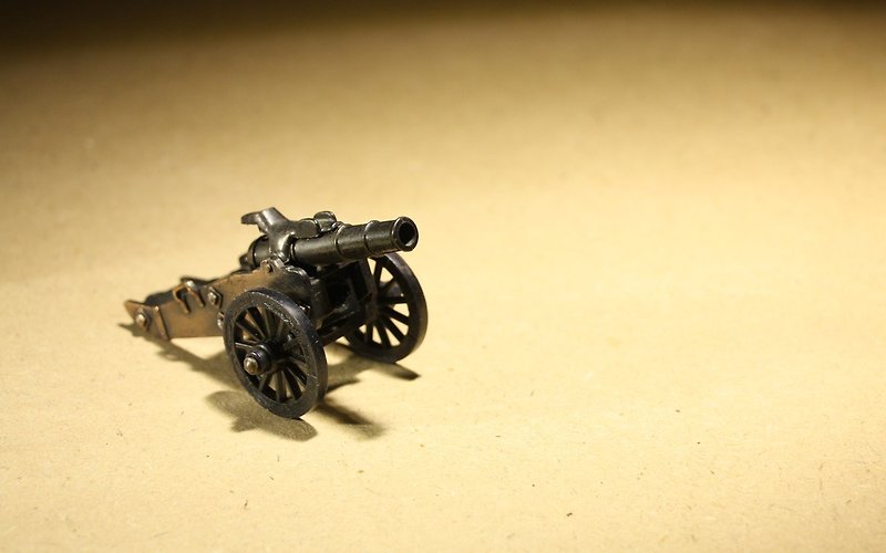 オランダの古い鉛筆削り機 - 大砲モデル - 鉛筆削り - 銅・真鍮 ブラウン