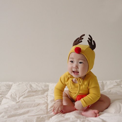 Peekaboohk 韓國超可愛舒適馴鹿造型帽子 •Reindeer Hat•