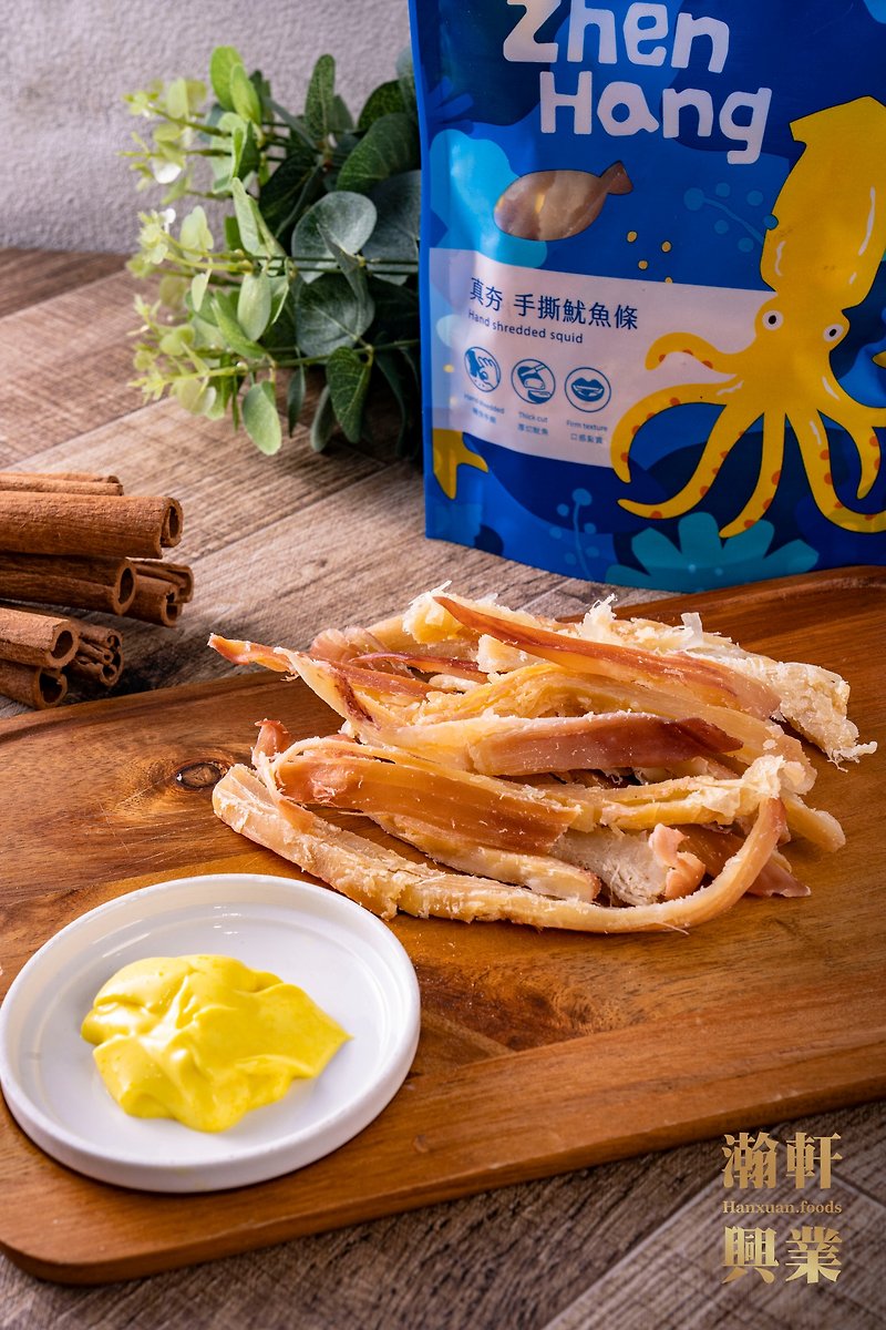【Kenjong Flavor】Zhengang Shredded Squid Strips 100g - Snacks - Fresh Ingredients Multicolor