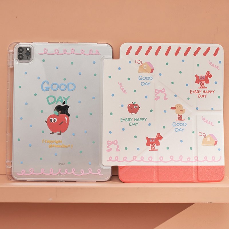 Happy Amusement Park iPad Case Flip Tablet Case - Tablet & Laptop Cases - Other Materials 