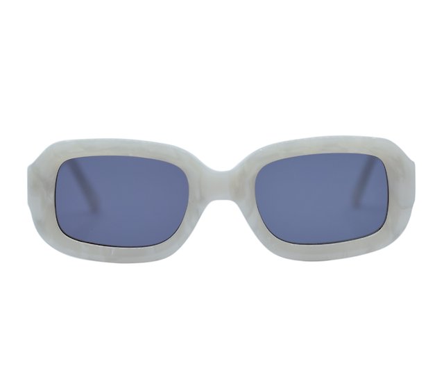 Miro Piazza fashionable art sunglasses-BON BON mica white - Shop miropiazza  Sunglasses - Pinkoi