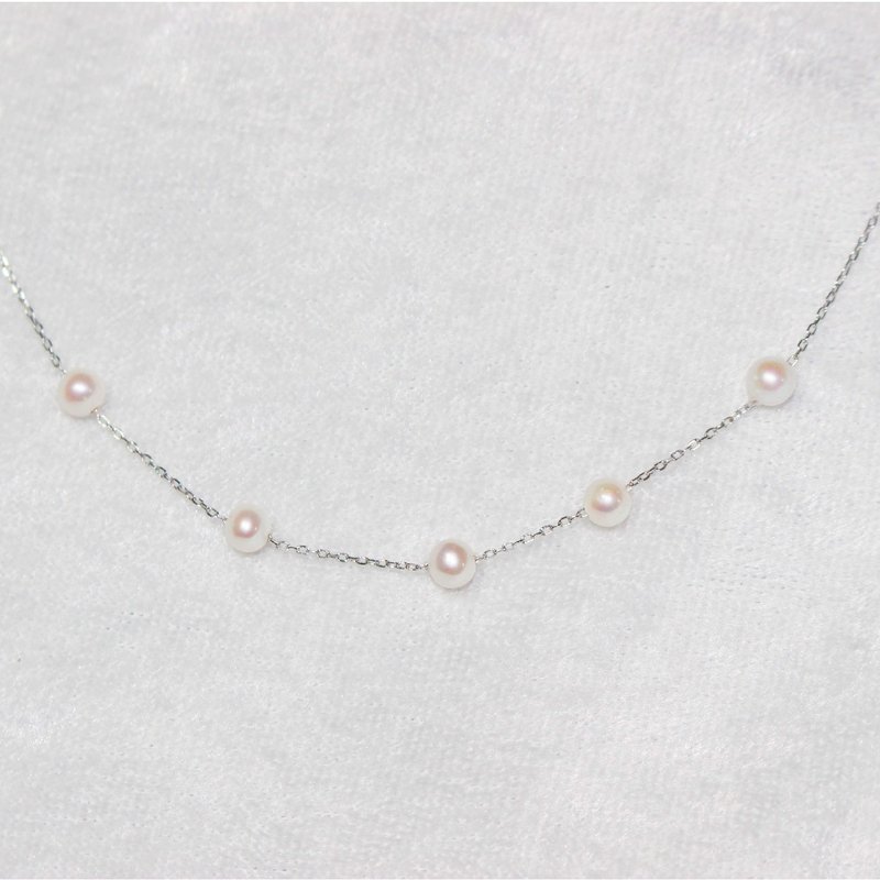 classic pearl necklace - สร้อยคอ - เปลือกหอย 