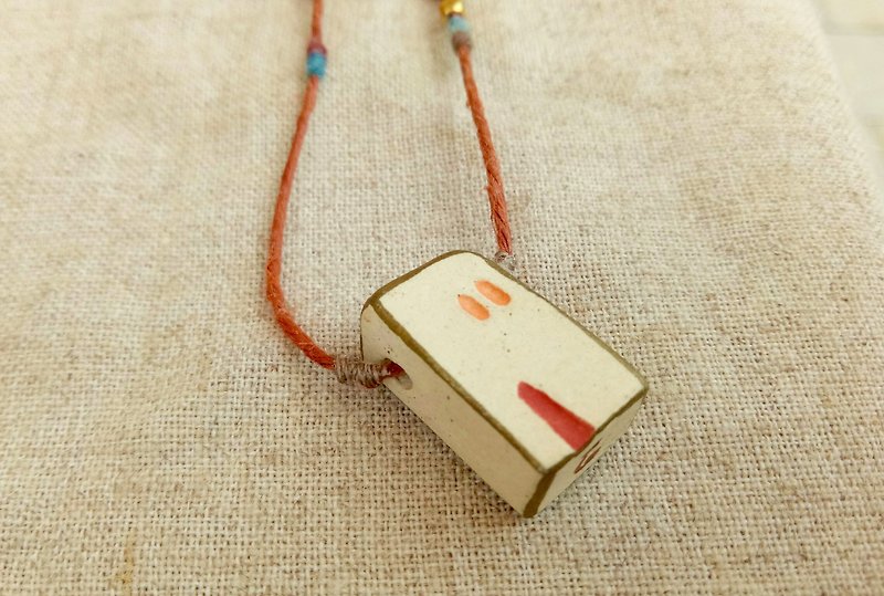 Fairy Tao Hut Necklace - Necklaces - Pottery White