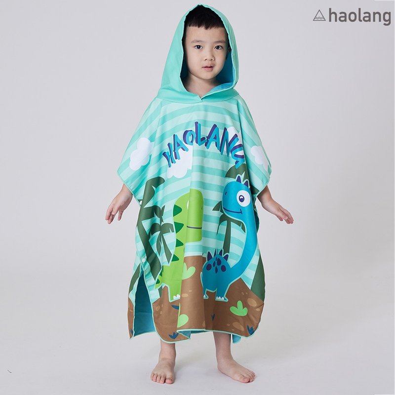 Haolang forest dinosaur children's quick-drying bath towel/fiber wool/quick-drying - อุปกรณ์เสริมกีฬา - เส้นใยสังเคราะห์ 