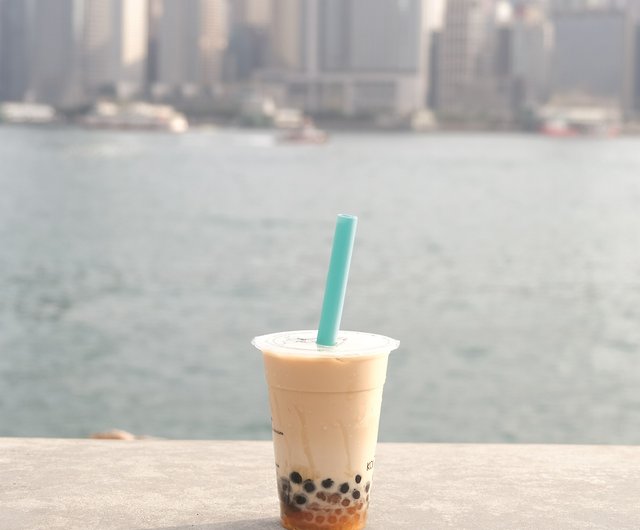 Reusable Bubble Tea Cup With Bevel Cut Stainless Steel Straw / -  Hong  Kong