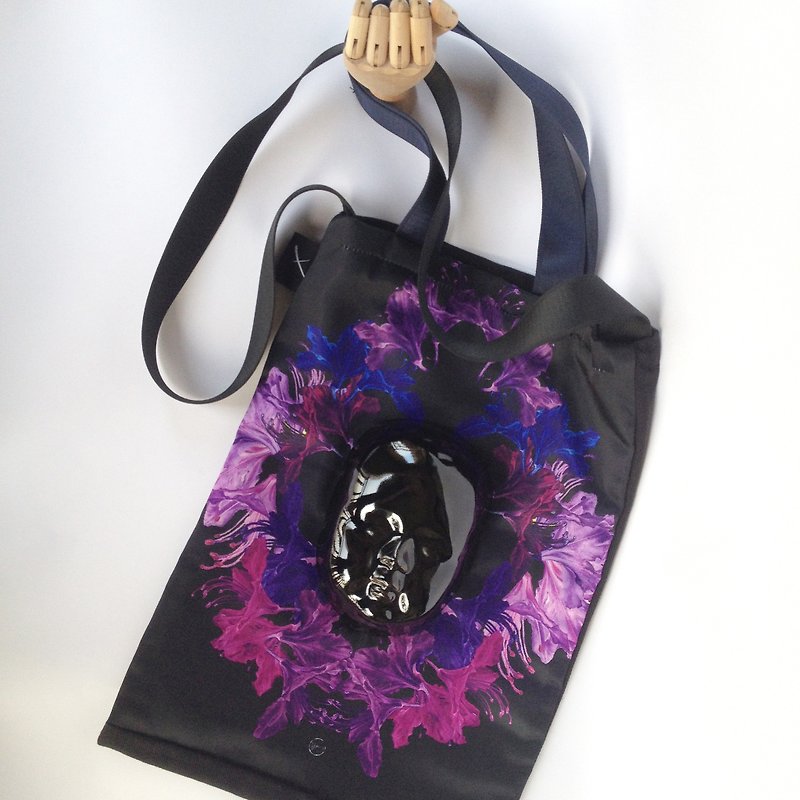 Dark garden to mention the back pocket of the second - Messenger Bags & Sling Bags - Other Materials Multicolor