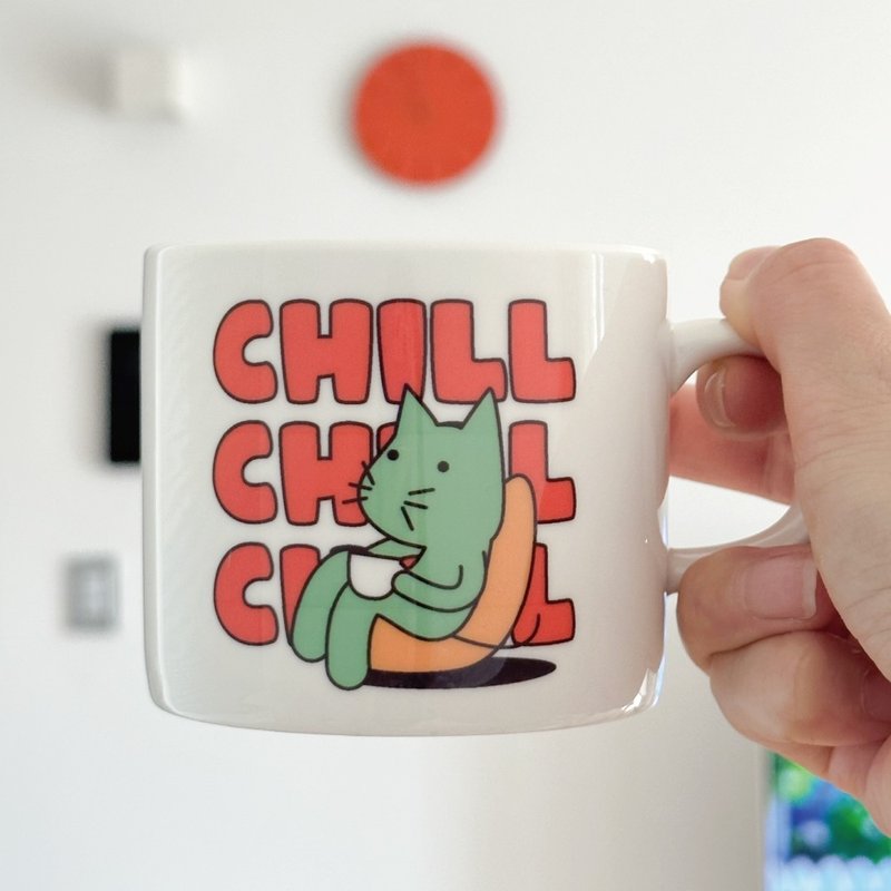 Animal Tea Club - Cat - 杯子 - 陶 