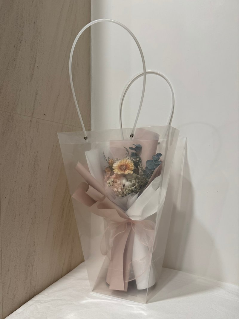 梯形提袋(商品不包含提袋內花束) - 其他 - 塑膠 