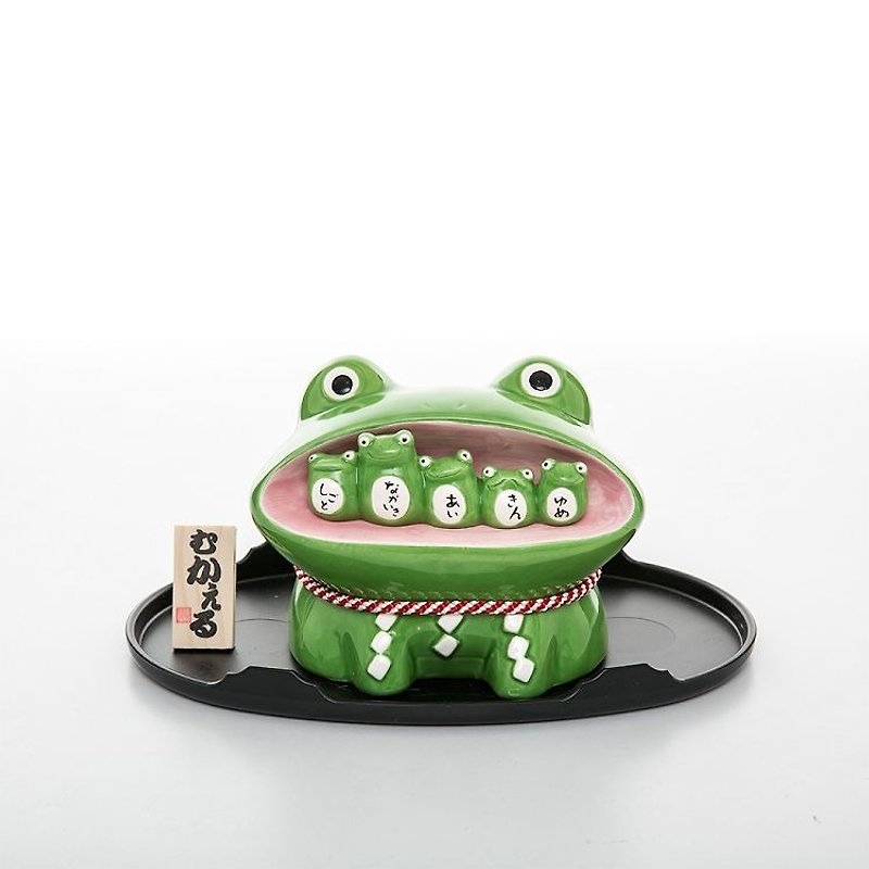 日本 sunart 貯金箱 - 開運青蛙 - 錢罌 - 瓷 
