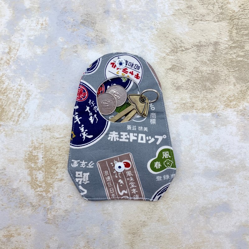 純棉可愛零錢包/耳機印章鑰匙收納 - 零錢包/小錢包 - 棉．麻 