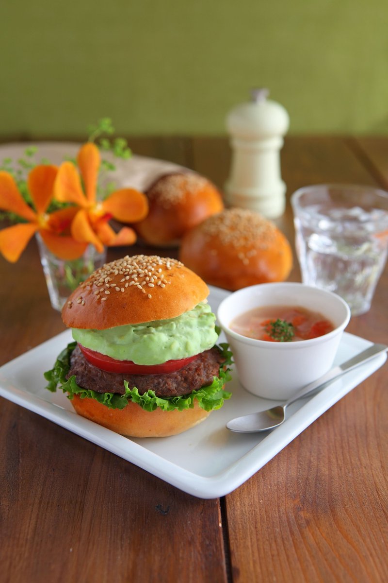 Experience Class-Avocado Burger & Tomato Vegetable Soup Cooking Course [Global Banqiao Classroom] - อาหาร/วัตถุดิบ - วัสดุอื่นๆ 