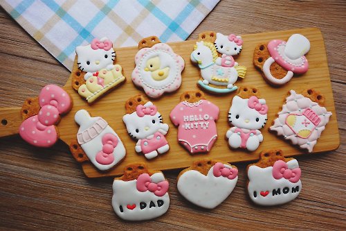 Cookie Queens 餅乾皇后 【Pinkoi x Sanrio】正版/Hello Kitty/凱蒂貓/收涎餅乾/