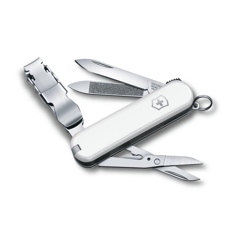 VICTORINOX 瑞士維氏 瑞士刀 Nail Clip 580 65mm 白 0.6463.7 - 露營用品 - 不鏽鋼 白色