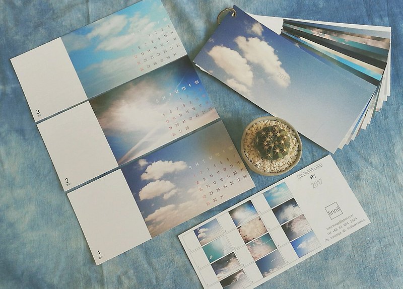 linnil: SKY calendar 2017 - Notebooks & Journals - Paper Blue