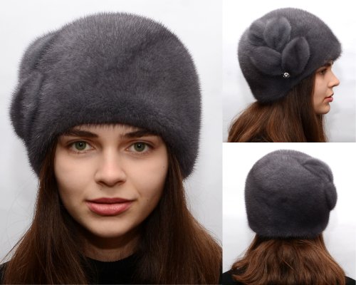 女性用毛皮帽子 ロシア産毛皮帽子 本物の毛皮帽子 冬用ミンク