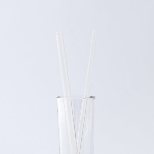 Oolab 良杯製所 Oolab良杯製所 Ecozen 斜口透明吸管 (26cm 粗/細)