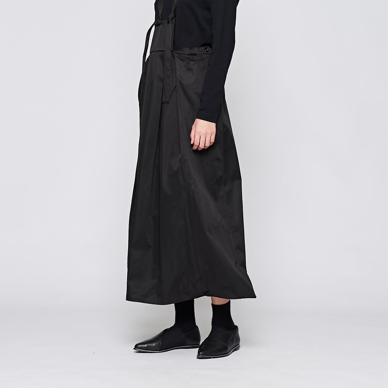 8 lie down. Bud pleated suspender skirt - Skirts - Other Man-Made Fibers Black