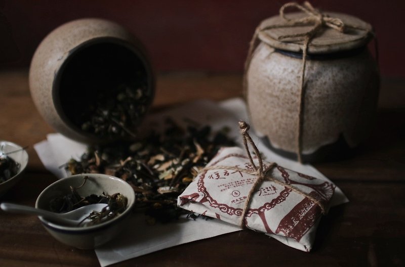 Lichen Spring Festival Selections Ceremonial Pottery X Herbal Tea 6 Combination - เซรามิก - ดินเผา สีนำ้ตาล