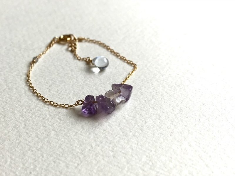 ℉（bracelet） - Bracelets - Gemstone Purple