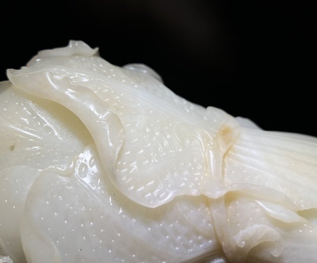 和闐玉大白菜天然和田玉白玉白菜古董文物文玩#Jade - 設計館山奇藝術擺