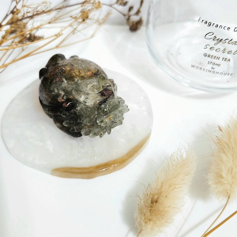 四季幽靈龍龜 - 擺飾/家飾品 - 水晶 綠色