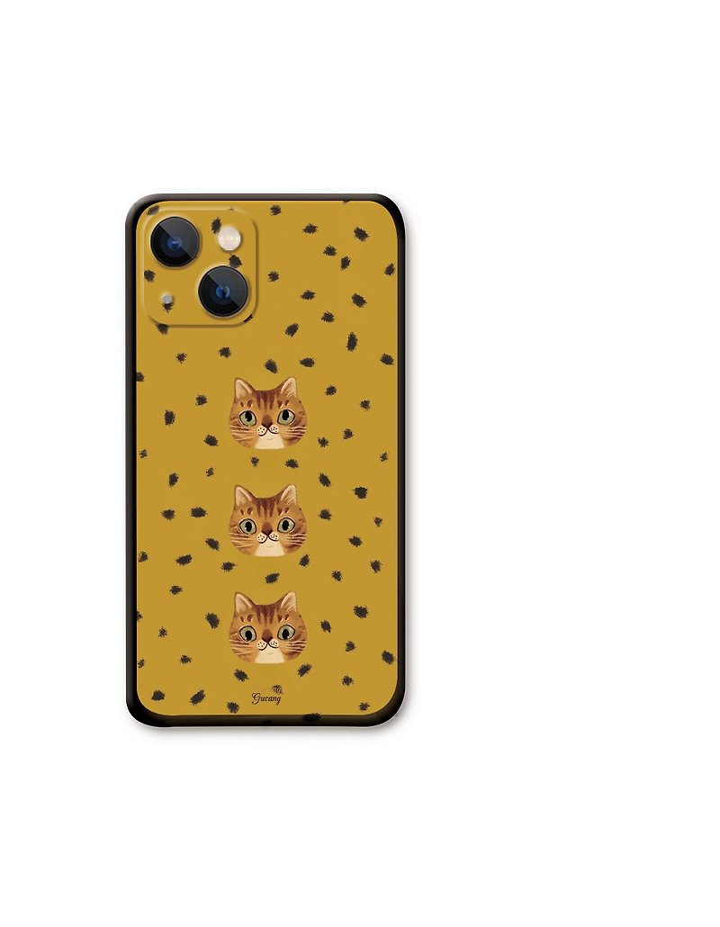 iPhone 15proiPhone13 / iPhone13pro / iPhone13Maxマットフォンケースかわいい猫犬 - スマホケース - プラスチック オレンジ