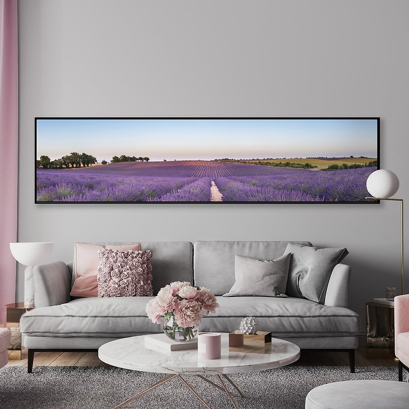 Provence Lavender - Wall Art, Home Decor, Wall Prints, Spring, Scene, Hostel - Posters - Cotton & Hemp Multicolor