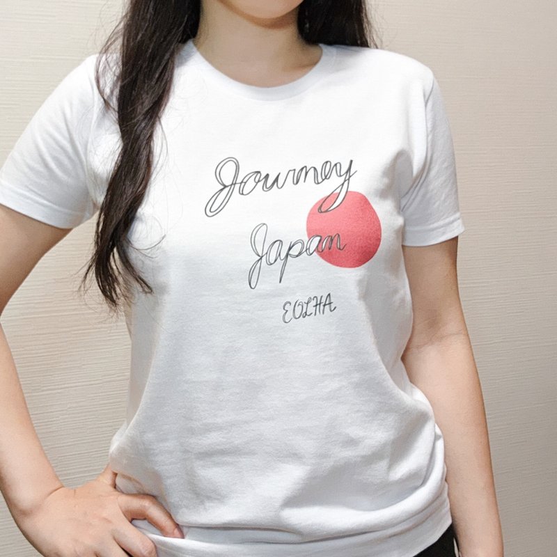 【kids】Tシャツ/Journey Japan - 女 T 恤 - 棉．麻 白色