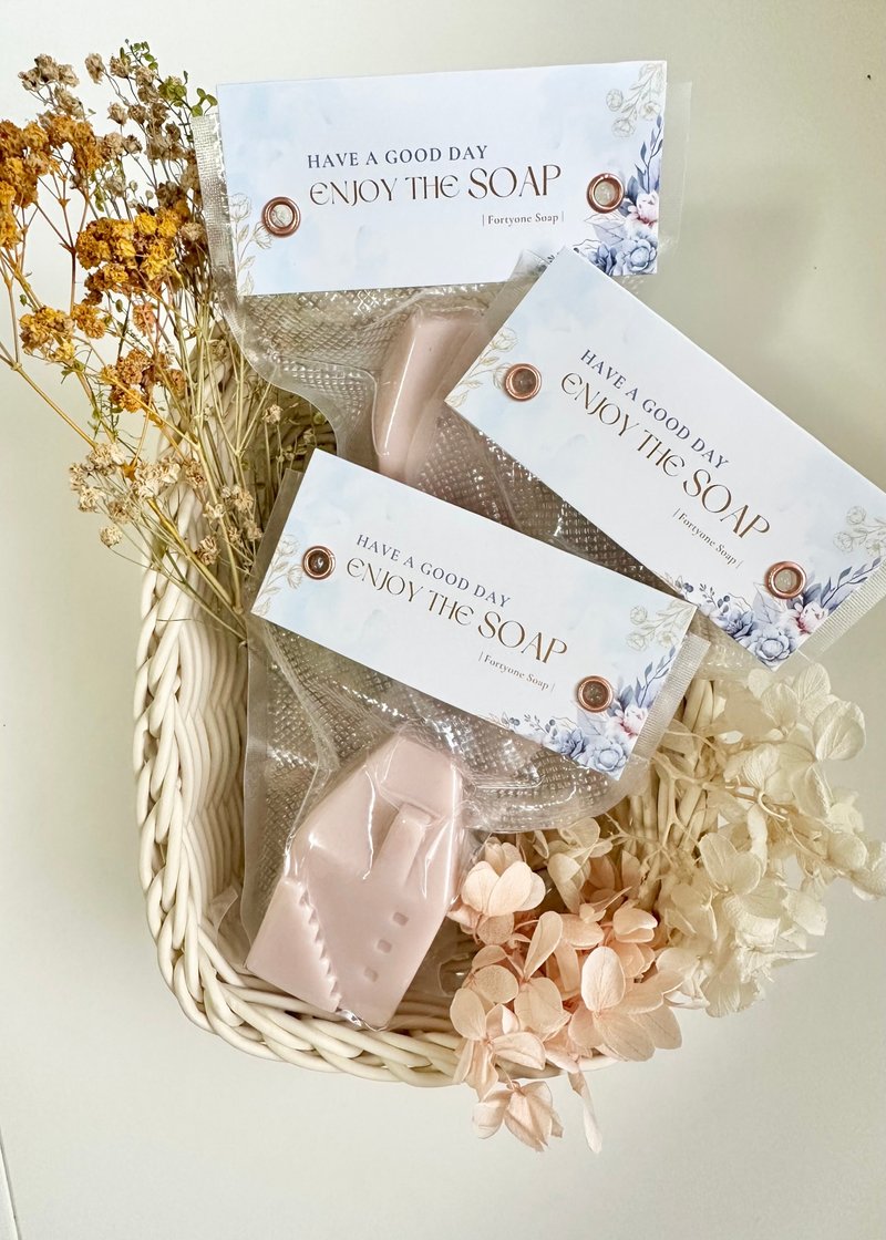 Fairy Tale Cottage Shaped Cold Process Soap, Vacuum-Sealed, Wedding Favors - สบู่ - วัสดุอื่นๆ 