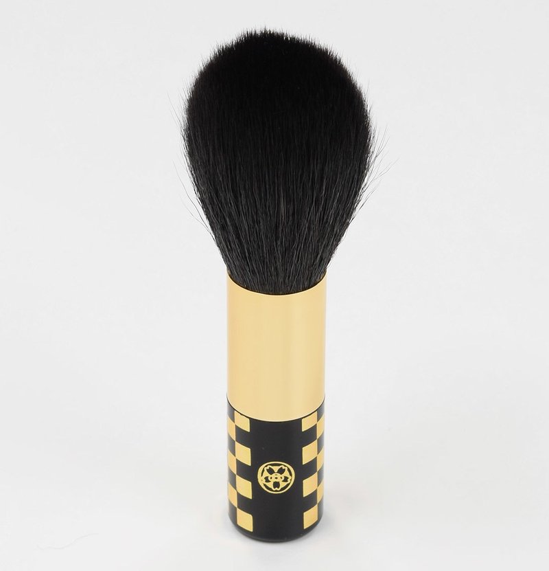 Face brush Iki Sui (gold) with special wooden box 100% Sokoho Made in Japan - Makeup Brushes - Other Materials Gold