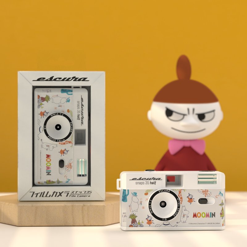 【Pinkoi x Moomin】Limited Edition Film Camera - Moomin party (Half Frame) - Cameras - Plastic 