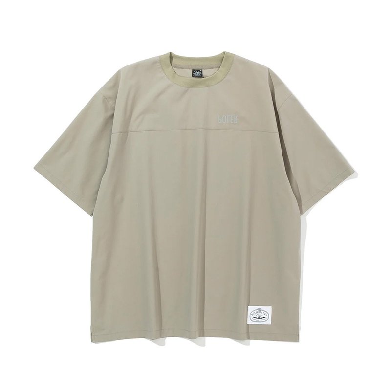 日本限定POLER RELOP2 DRY TEE 快乾T恤 / 米灰 - 男 T 恤 - 聚酯纖維 卡其色