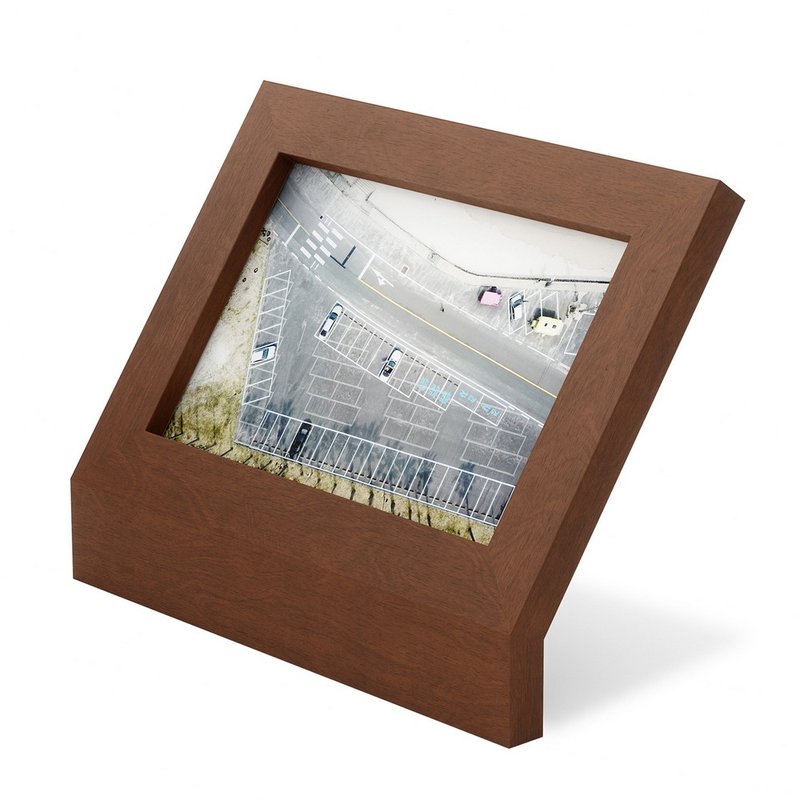 【Umbra】Podium beech wood photo frame (4x6 inches) | Picture frame - Picture Frames - Glass 