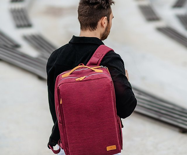 Siena Pro 15 Smart Backpack - Six Colors Available - Red | Work ...