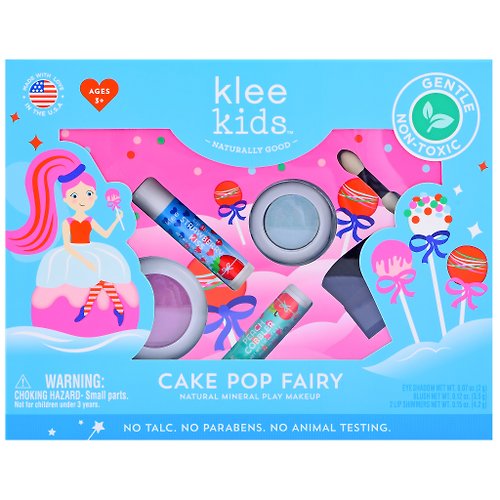 Twinkle Twinkle 兒童有機美妝 美國【Klee Kids】蛋糕棒棒糖彩妝組