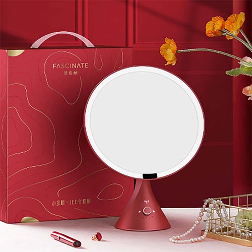 Free shipping Xiaoman waist smart led makeup mirror desktop mirror ASCINATE Fei color resistance