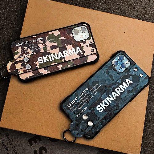 SKINARMA iPhone 11系列 Camo 迷彩設計腕帶支架手機防摔殼