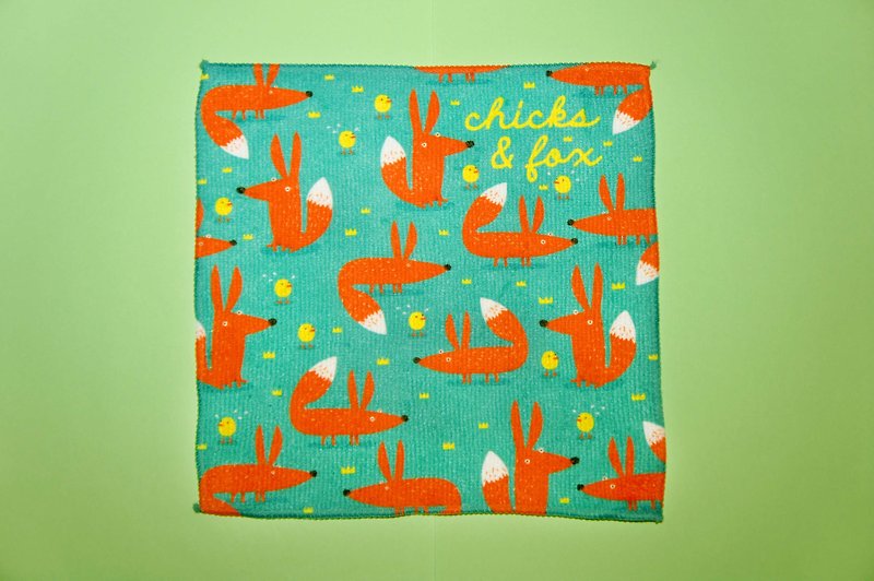 Towel kerchief series grass fox - ผ้าขนหนู - ไฟเบอร์อื่นๆ สีเขียว