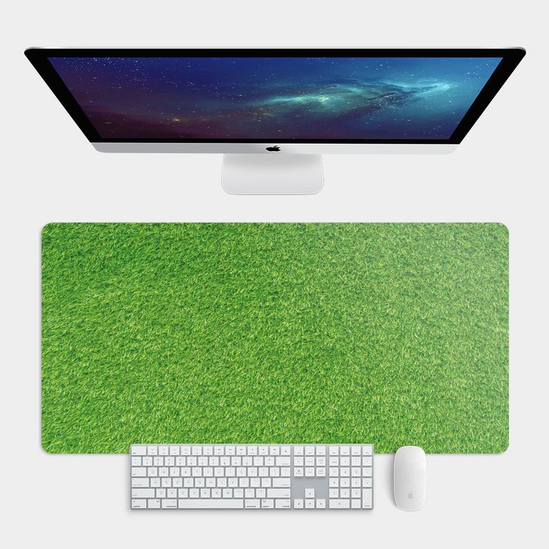 【現貨】 草皮 大尺寸 電競滑鼠墊 辦公桌墊 027 - 滑鼠墊 - 橡膠 綠色