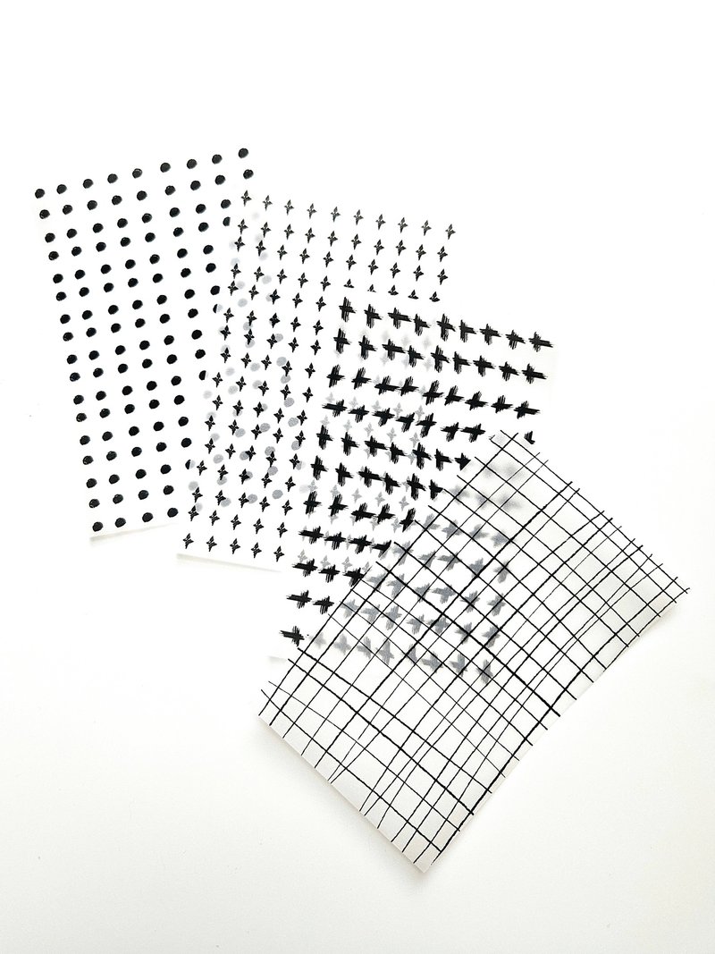 Cute symbol tracing paper - 貼紙 - 紙 