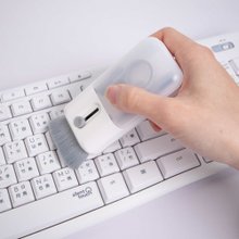 多機能収納クリーニングブラシブルーヘッドセット/キーボード/携帯電話の6イン1クリーニングセット