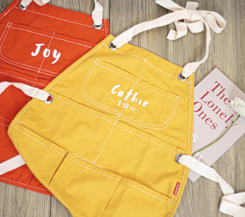 Customized Children's Aprons - ผ้ากันเปื้อน - ผ้าฝ้าย/ผ้าลินิน 