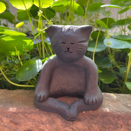 猫の妖精/陶器/置物 - ショップ tuoceramics 置物 - Pinkoi