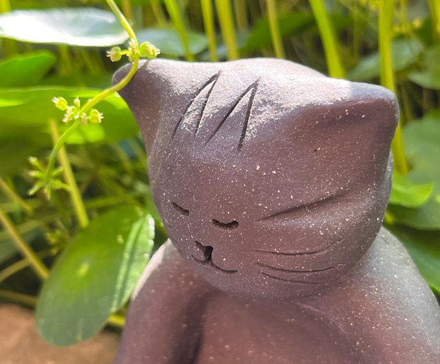 猫の妖精/陶器/置物 - ショップ tuoceramics 置物 - Pinkoi