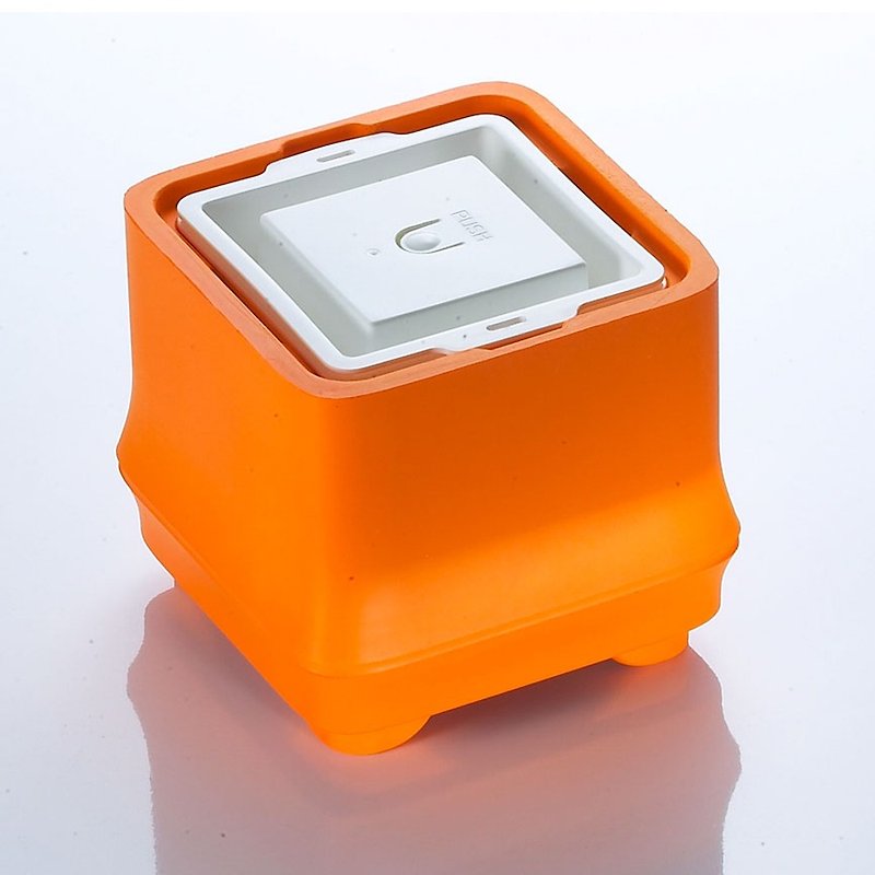 POLAR ICE Polar Ice Box Square Bamboo Series-Square Ice (Orange) - Cookware - Plastic Orange
