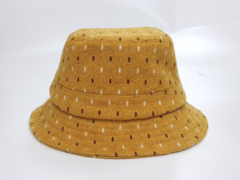 英式圓盤紳士帽- 新鮮萊姆黃  #毛料 #限量 #秋冬 #禮物 #保暖 - 帽子 - 其他材質 黃色