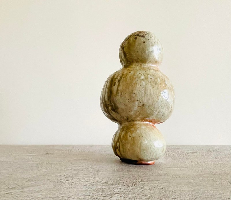手作柴燒陶花器 - 三球體  / 家飾品 - 花瓶/花器 - 陶 