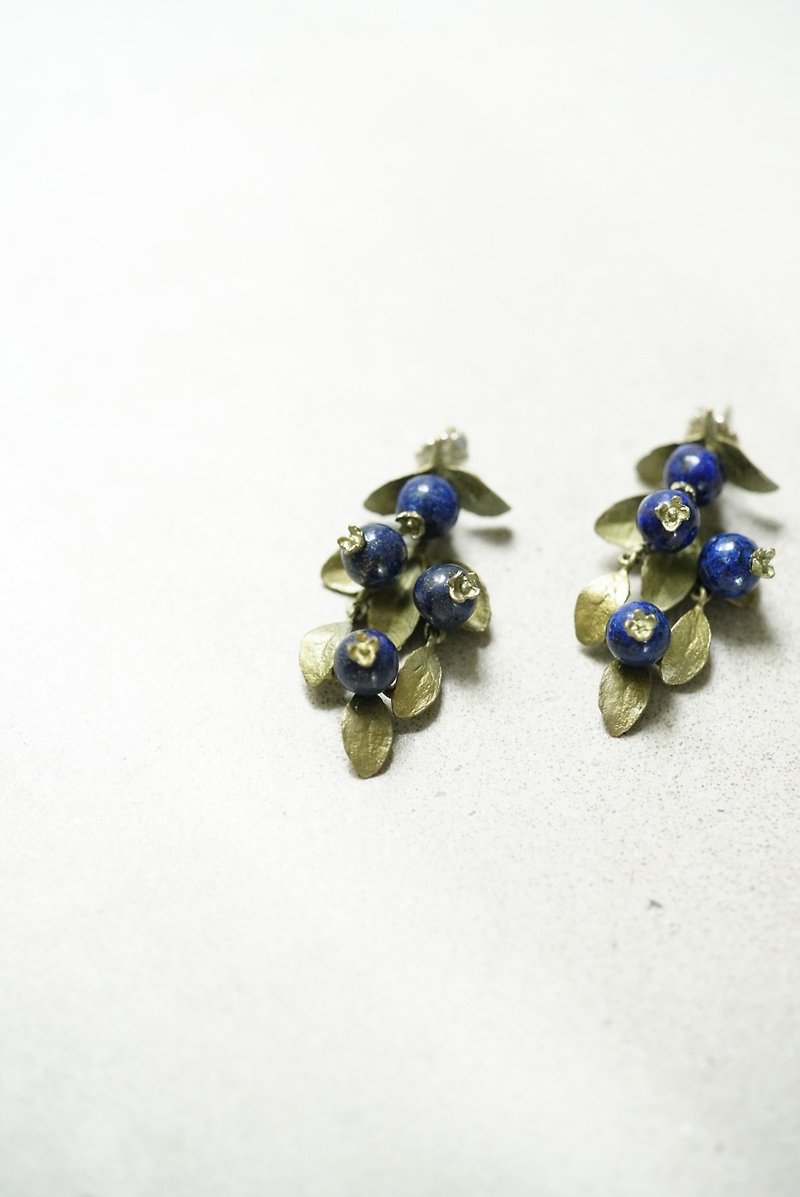 Michael Michaud blueberry earrings - Earrings & Clip-ons - Copper & Brass 